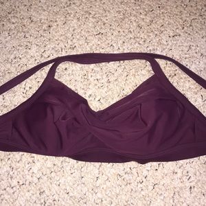 ATHLETA PURPLE SWIM TOP
